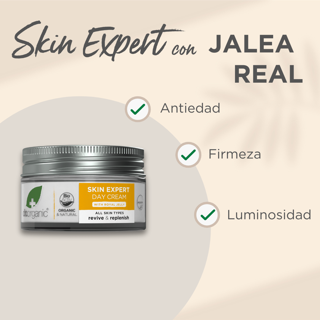 Crema de día Skin Expert con jalea real antiedad 50ml - drorganic.es