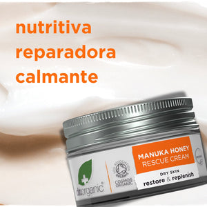 Crema de Miel de Manuka para piel seca 50ml - drorganic.es