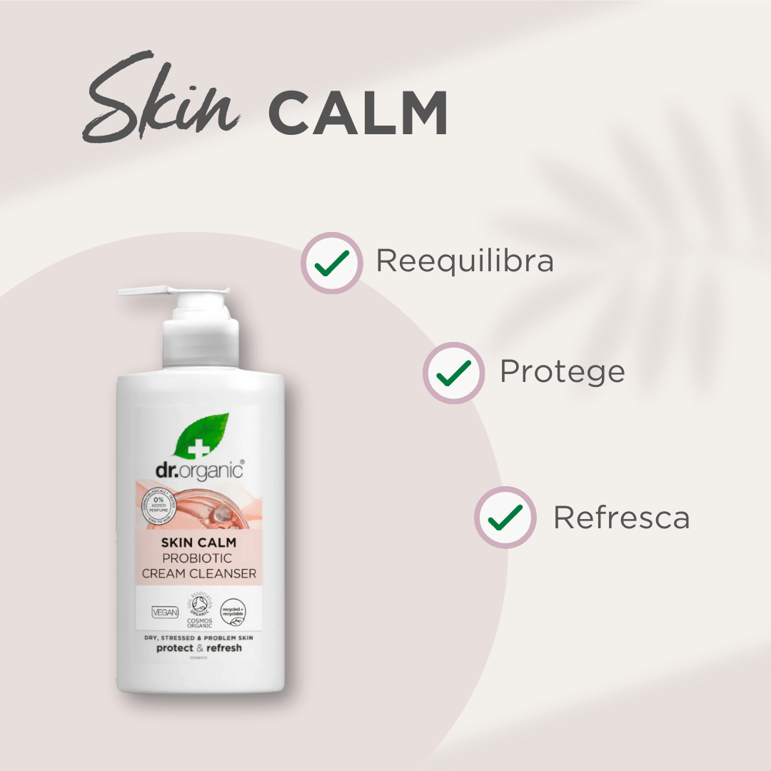 Crema Limpiadora Probiótica Skin Calm para pieles estresadas 150ml - drorganic.es