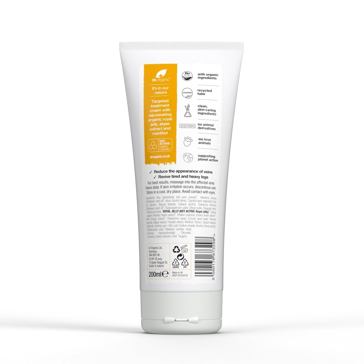 Crema piernas ligeras Skin Expert con Jalea Real 125ml - drorganic.es