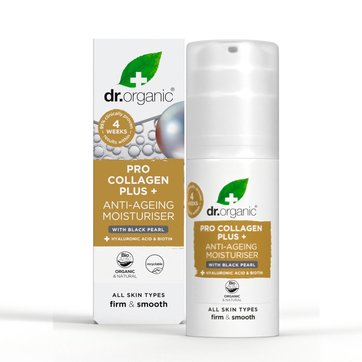 Crema Pro - Colágeno+ Perla Negra para todo tipo de piel 50ml - drorganic.es