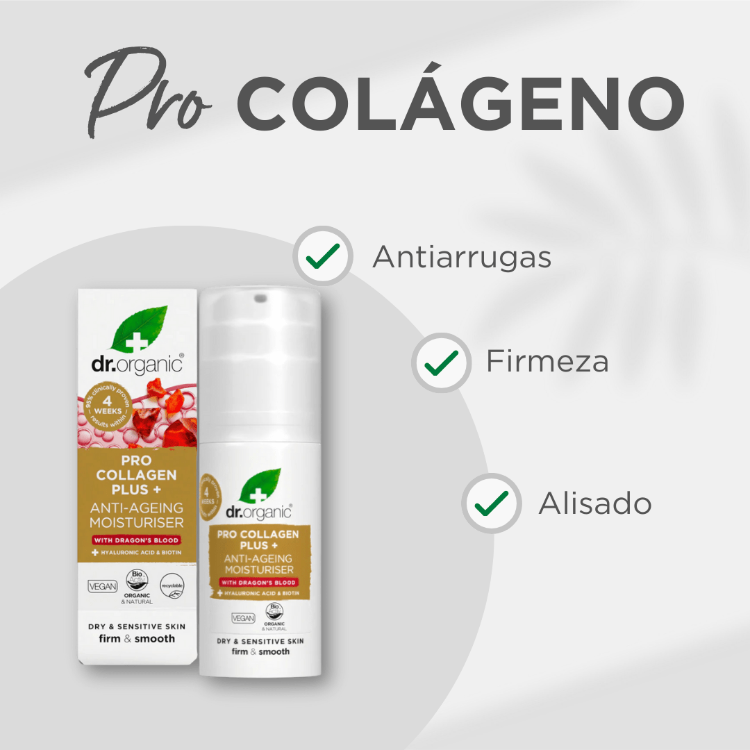 Crema Pro - Colágeno+ Sangre de Dragón para piel seca y sensible 50ml - drorganic.es