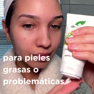 Crema purificante Árbol de Té para piel grasa o con problemas 50ml - drorganic.es