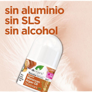 Desodorante Aceite de Argán Marroquí para piel normal a seca 50ml - drorganic.es