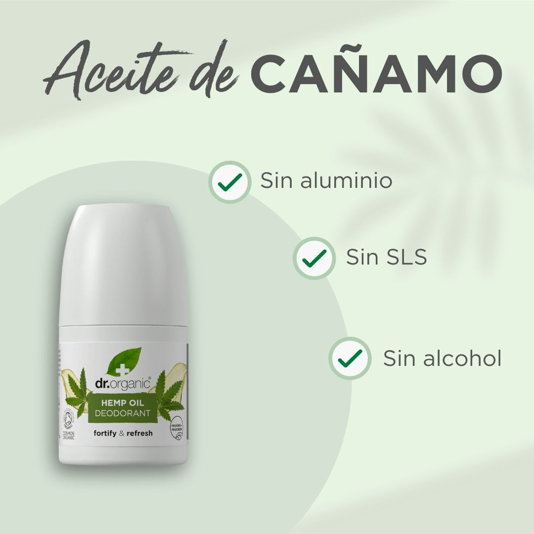 Desodorante Aceite de Cáñamo 50ml - drorganic.es