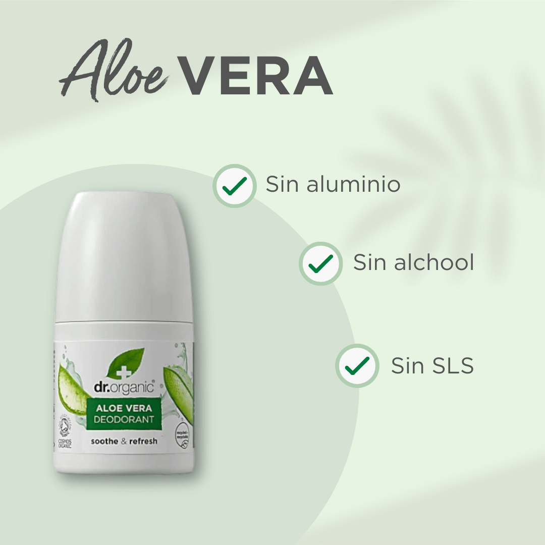 Desodorante Aloe Vera 50ml libre de aluminio - drorganic.es