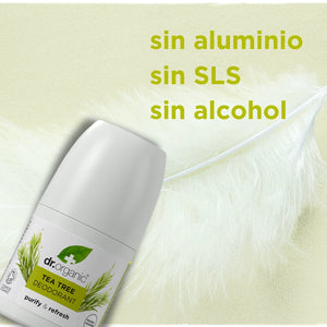 Desodorante Árbol de Té antiséptico 50ml - drorganic.es