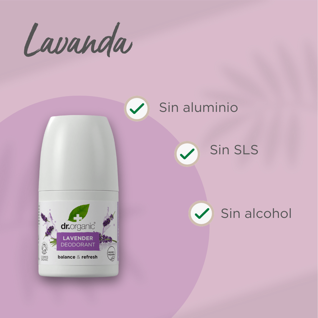 Desodorante de Lavanda 50ml - drorganic.es
