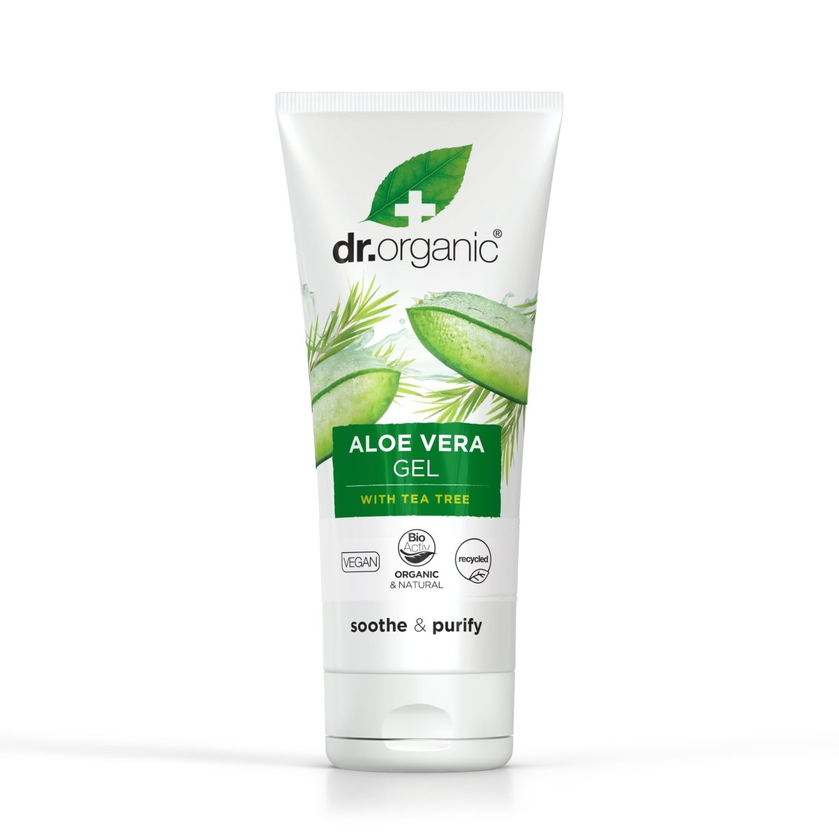 Gel Aloe Vera con Árbol de Té 200ml - drorganic.es
