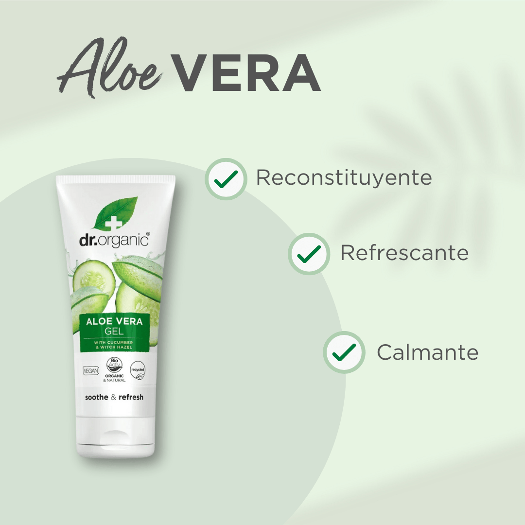 Gel Aloe Vera con pepino 200ml - drorganic.es