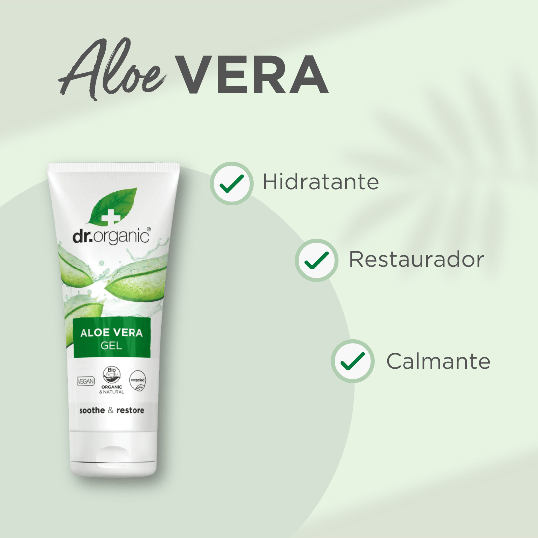 Gel Aloe Vera para todo tipo de piel 200ml - drorganic.es