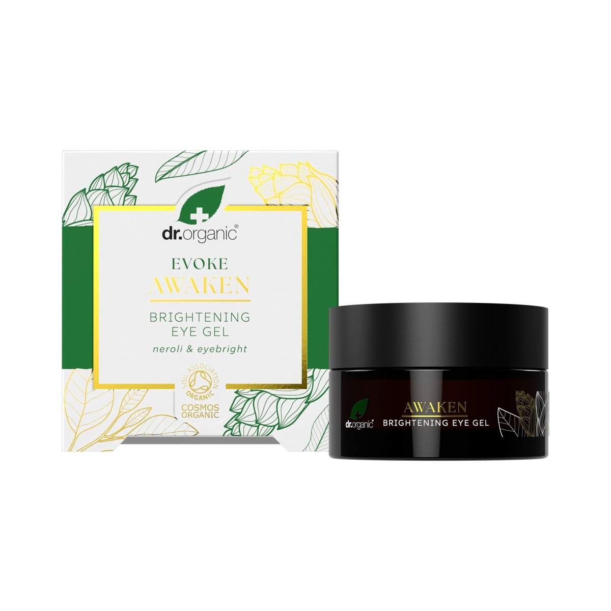 Gel contorno de ojos iluminador Evoke Awaken 10ml - drorganic.es