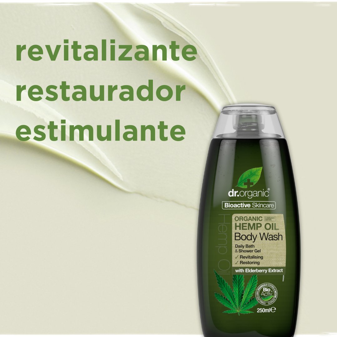 Gel de Ducha de Cáñamo 250ml (Equilibrante - Restaurador) - drorganic.es