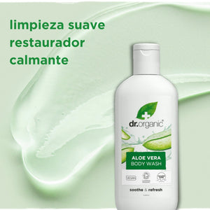 Gel de Ducha de Aloe Vera 250ml - drorganic.es