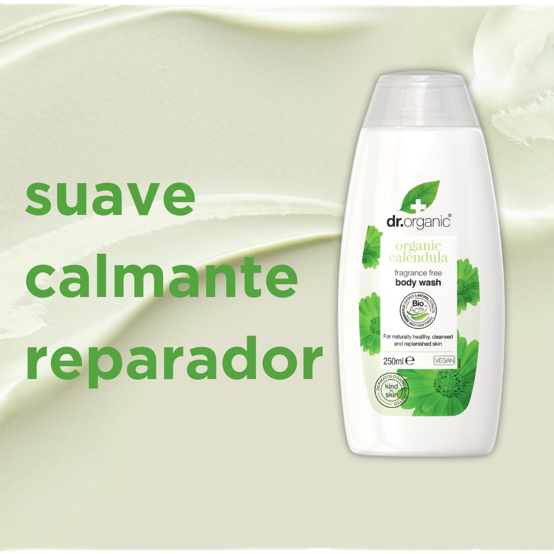 Gel de Ducha de Caléndula 250ml (Piel Sensible) - drorganic.es