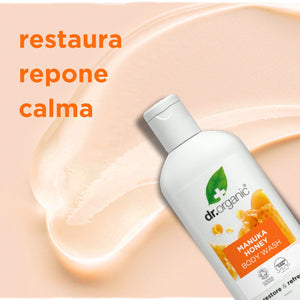 Gel de Ducha Miel de Manuka para piel seca o sensible 250ml - drorganic.es