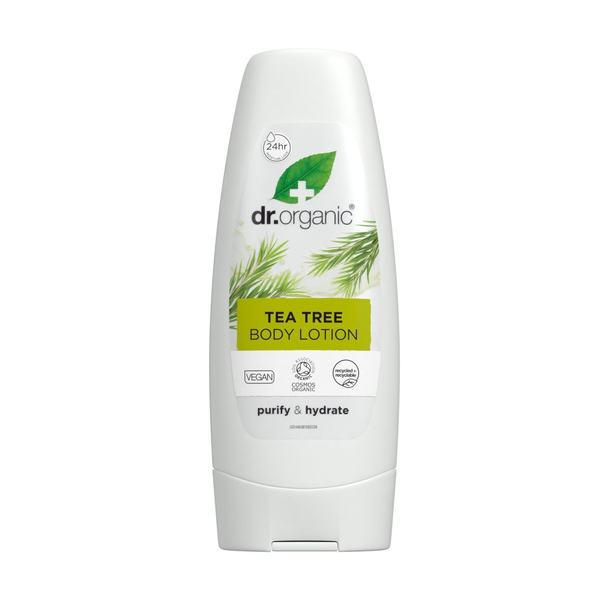 Loción corporal de Árbol de Té purificante 200ml - drorganic.es
