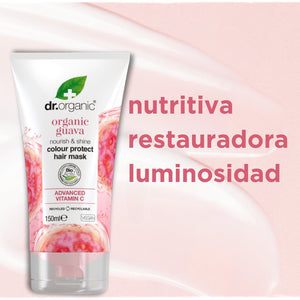 Mascarilla capilar vitamina C para cabello teñido 150ml - drorganic.es