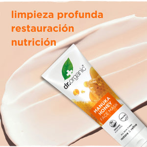 Mascarilla Facial Miel de Manuka para piel seca o sensible 125Ml - drorganic.es