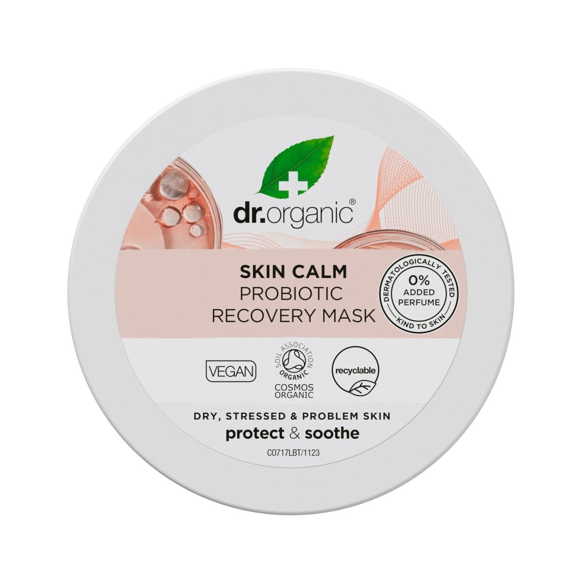 Mascarilla recuperadora probiótica Skin Calm para pieles estresadas 100ml - drorganic.es