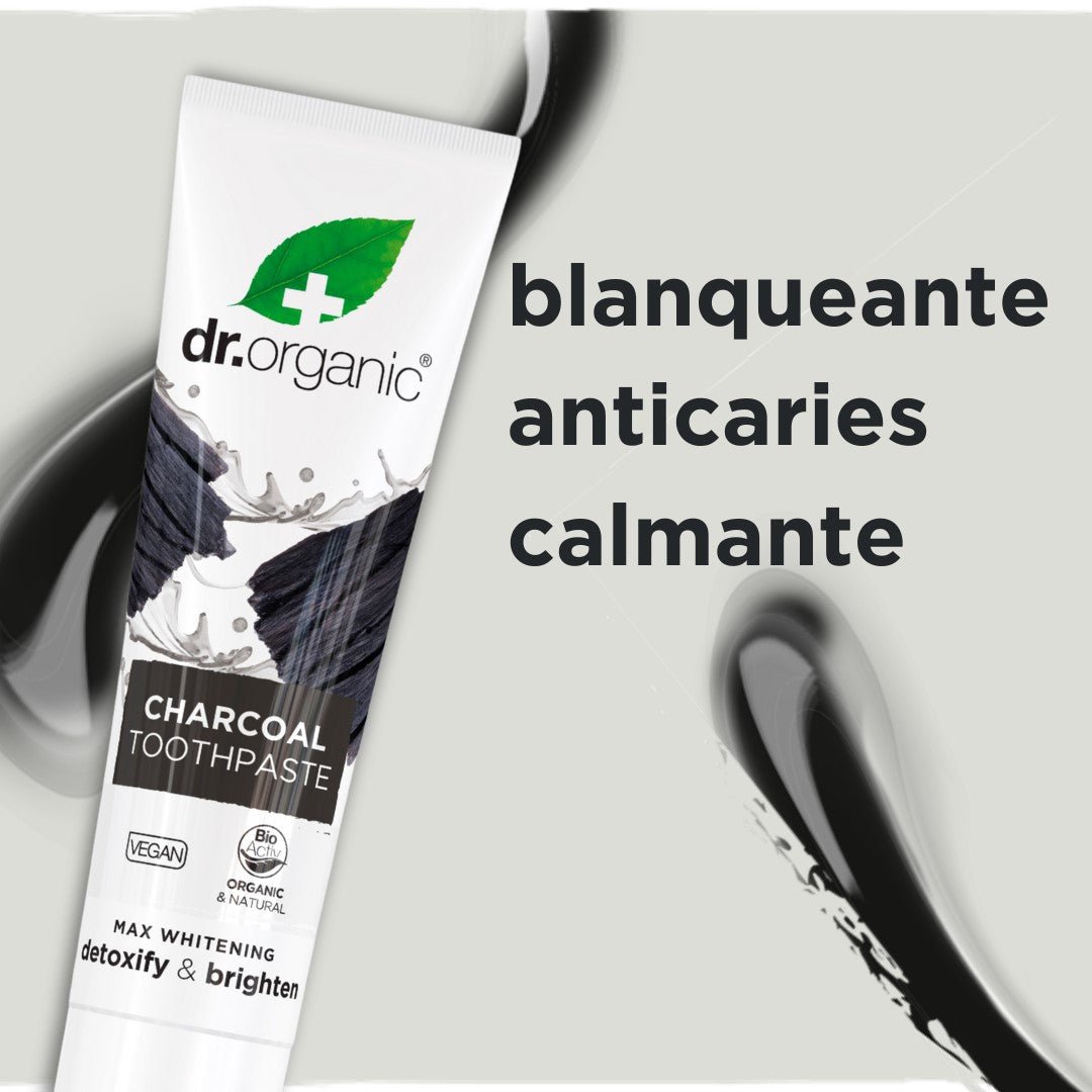 Pasta de Dientes de Carbón 100ml (Blanqueadora) - drorganic.es