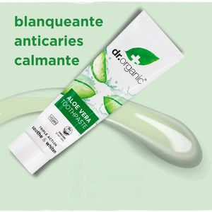 Pasta de Dientes de Aloe Vera encías sensibles 100ml - drorganic.es