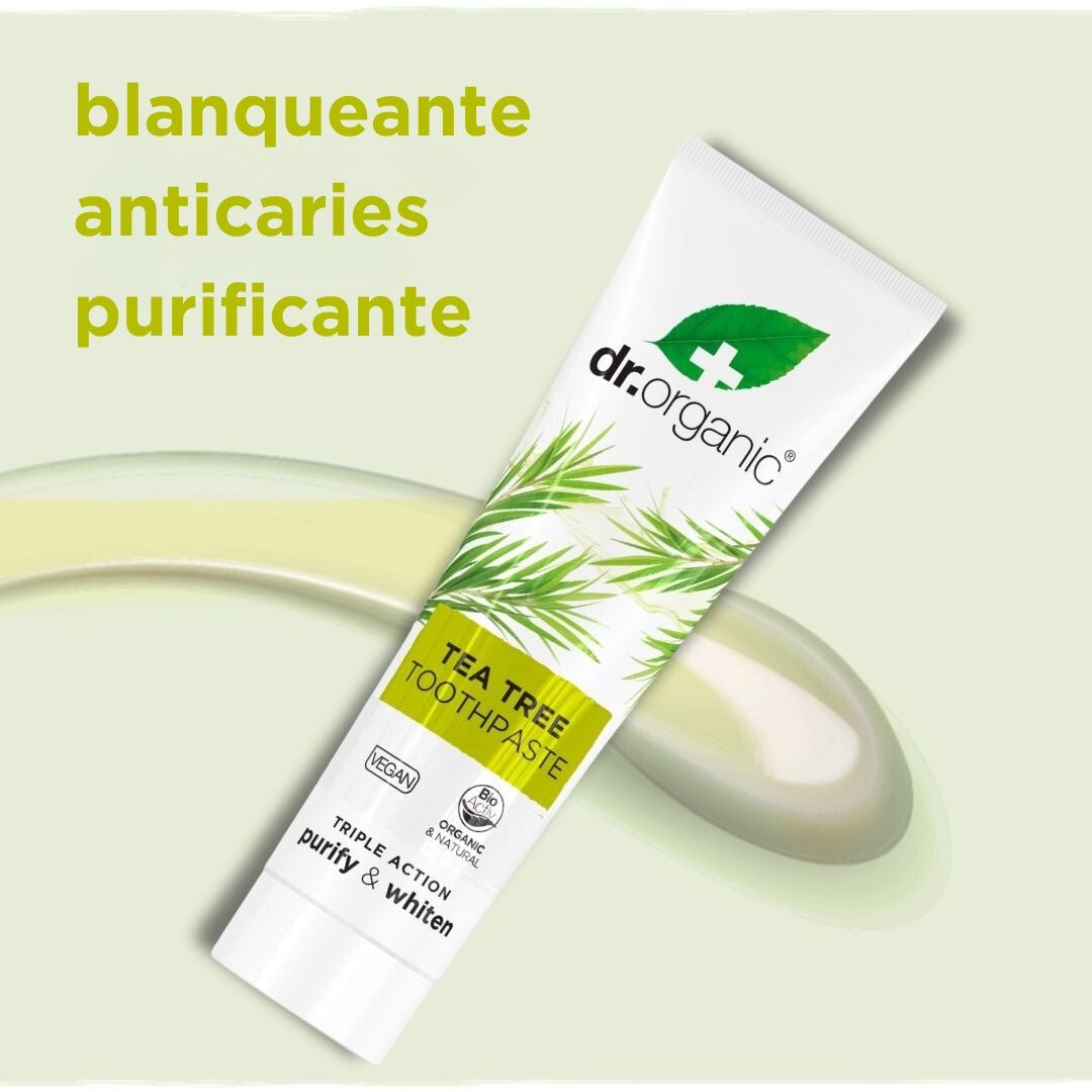 Pasta de Dientes de Árbol de Té 100ml (Purificante) - drorganic.es