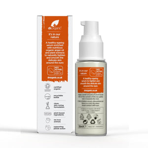 Serúm contorno de ojos Aceite de Argán reafirmante instantáneo 30ml - drorganic.es