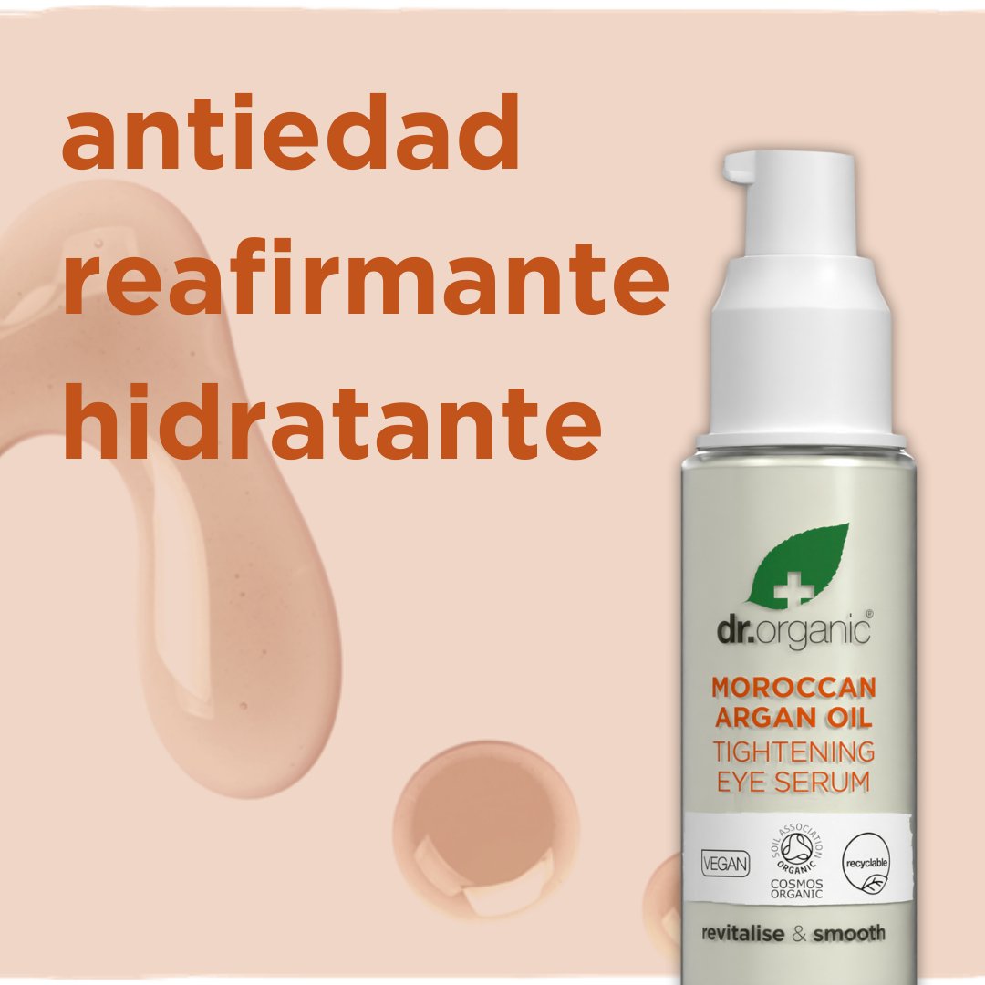 Serúm Contorno de Ojos de Aceite de Argán 30ml (Reafirmante instantáneo) - drorganic.es