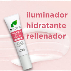 Sérum contorno de Ojos Vitamina C para ojos cansados y apagados 15ml - drorganic.es