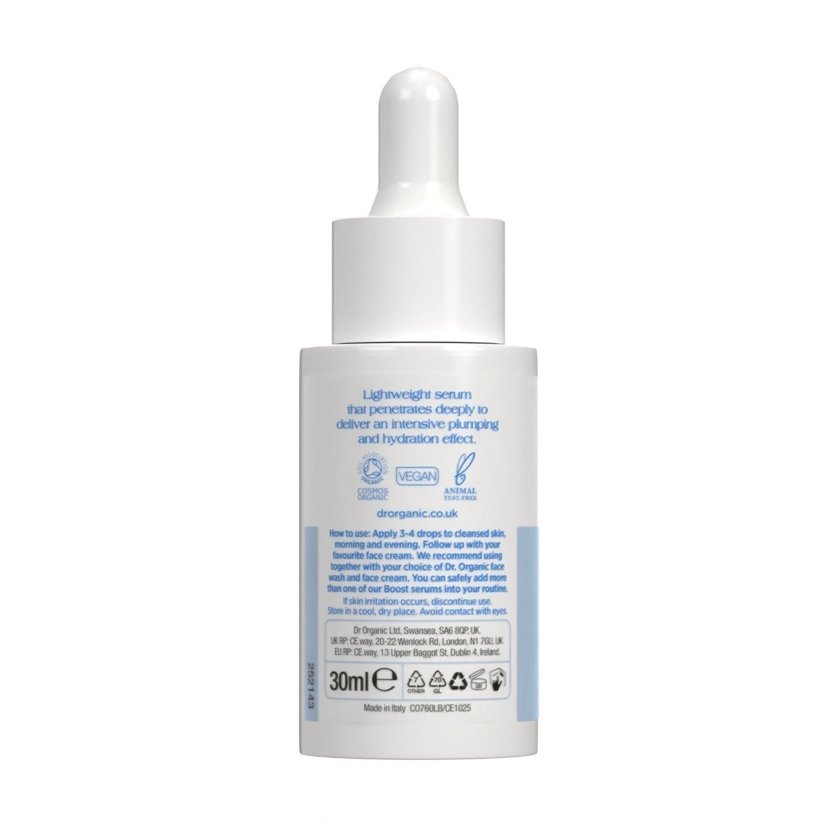 Sérum de ácido hialurónico reafirmante - drorganic.es