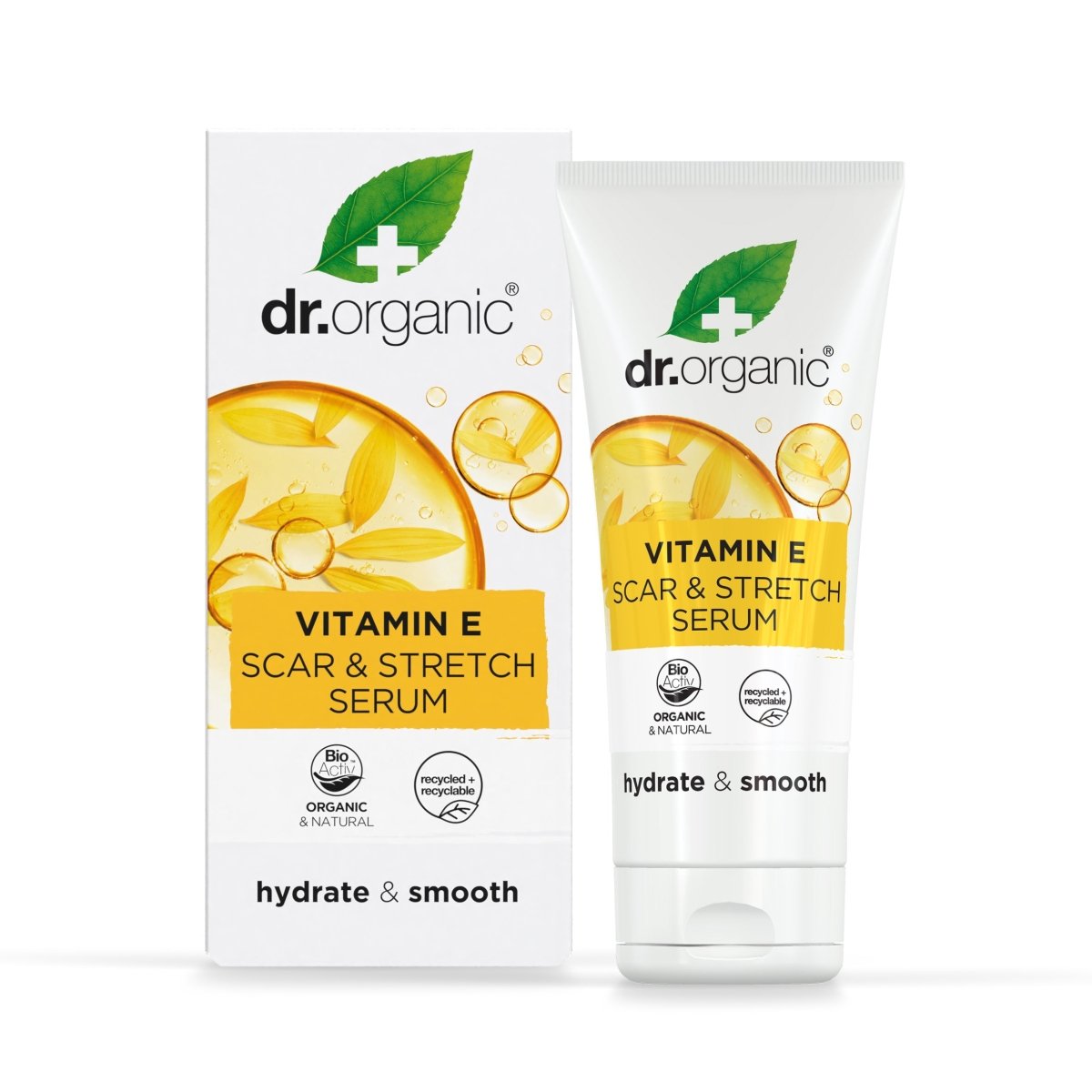 Sérum para cicatrices y estrías Vitamina E 50ml - drorganic.es