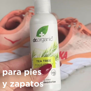 Spray desodorante para pies Arbol de Té 100ml - drorganic.es