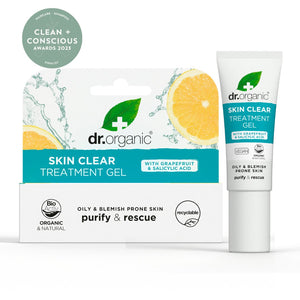 Tratamiento en gel Skin Clear para granos y marcas 10ml - drorganic.es