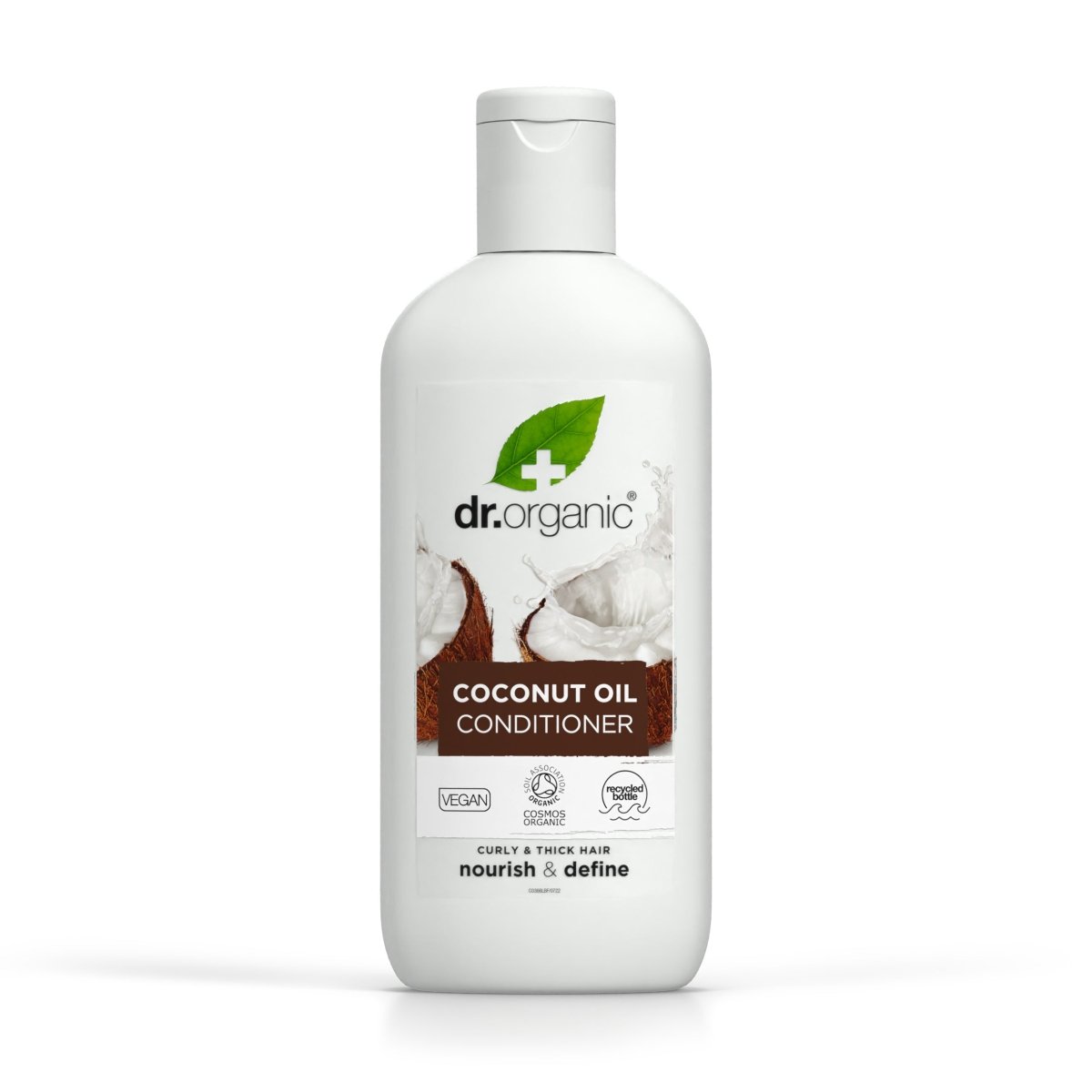Acondicionador Aceite Virgen de Coco para cabello grueso o rizado 265ml - drorganic.es