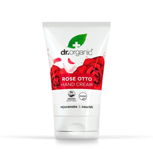 Crema de Manos y Uñas Rosa Damascena 125ml (Piel Madura) - drorganic.es