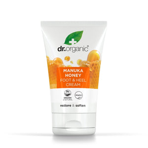 Crema de Pies y Talones Miel de Manuka 125ml (Piel Seca) - drorganic.es