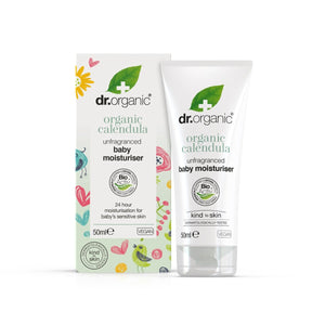 Crema Hidratante de Caléndula 50ml (Bebés) - drorganic.es