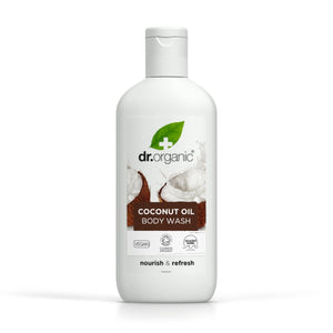 Gel de Ducha de Aceite Virgen de Coco 250ml (Piel Muy Seca) - drorganic.es