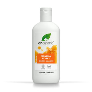 Gel de Ducha de Miel de Manuka 250ml (Piel Seca) - drorganic.es