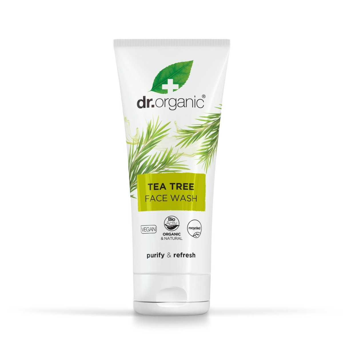 Limpiador facial purificante de Árbol de Té 150ml - drorganic.es