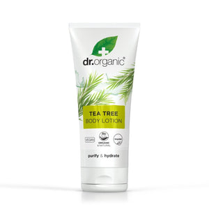 Loción Corporal de Árbol de Té 200ml (Purificante) - drorganic.es