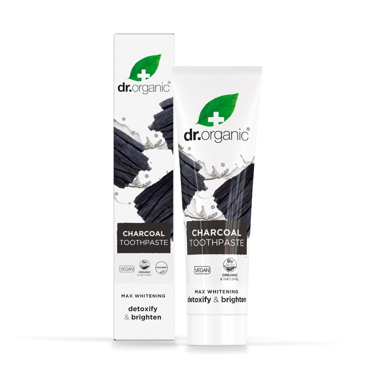 Pasta de dientes blanqueante de Carbón 100ml - drorganic.es