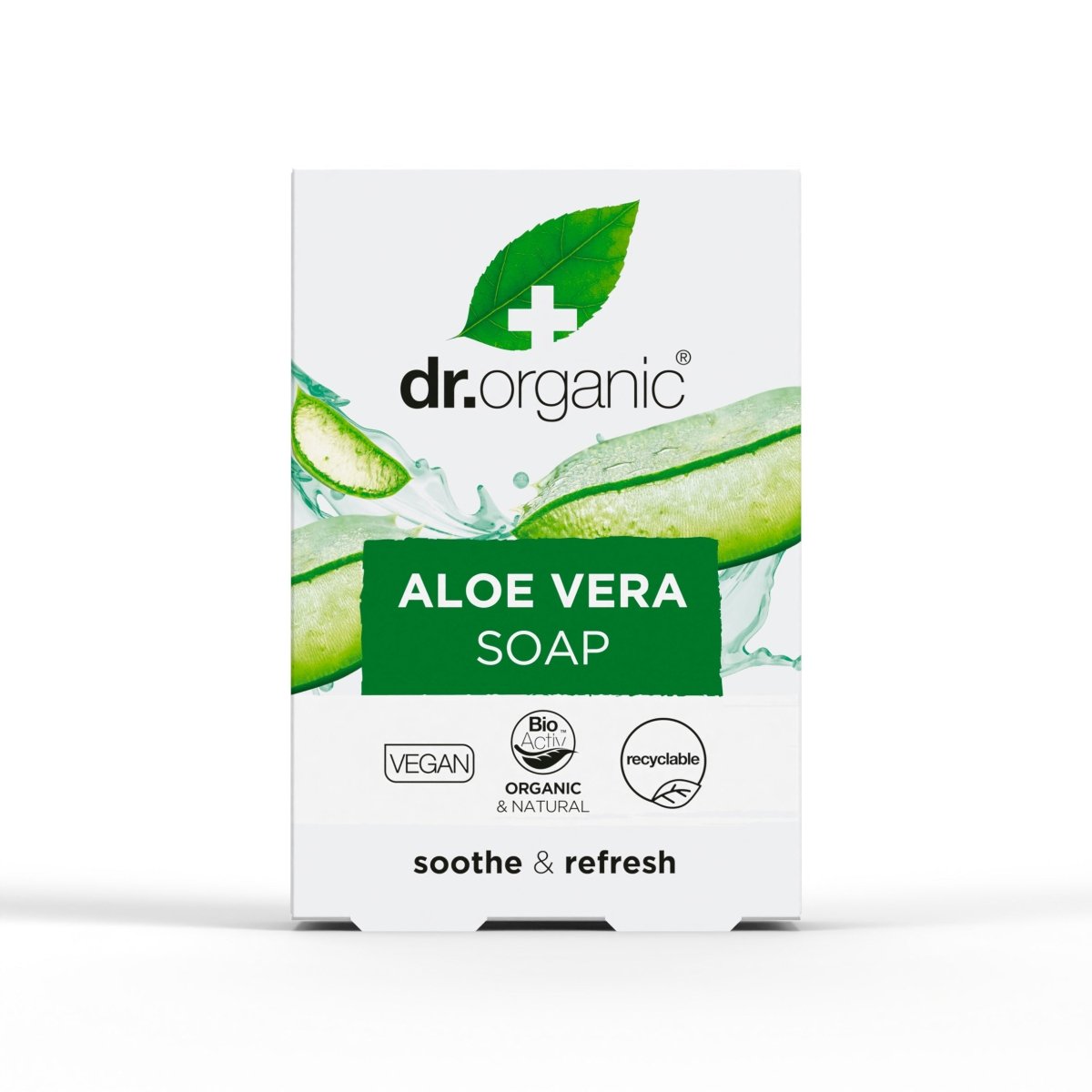 Pastilla de Jabón de Aloe Vera para todo tipo de piel 100 gr - drorganic.es